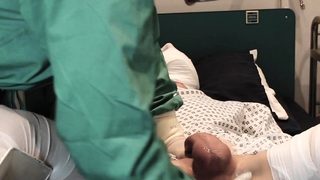 Horny Doctor Uses His Two Patients